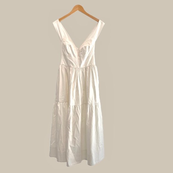 Anthropologie Forever That Girl Denim Sweetheart Dress NWT - Picture 7 of 7